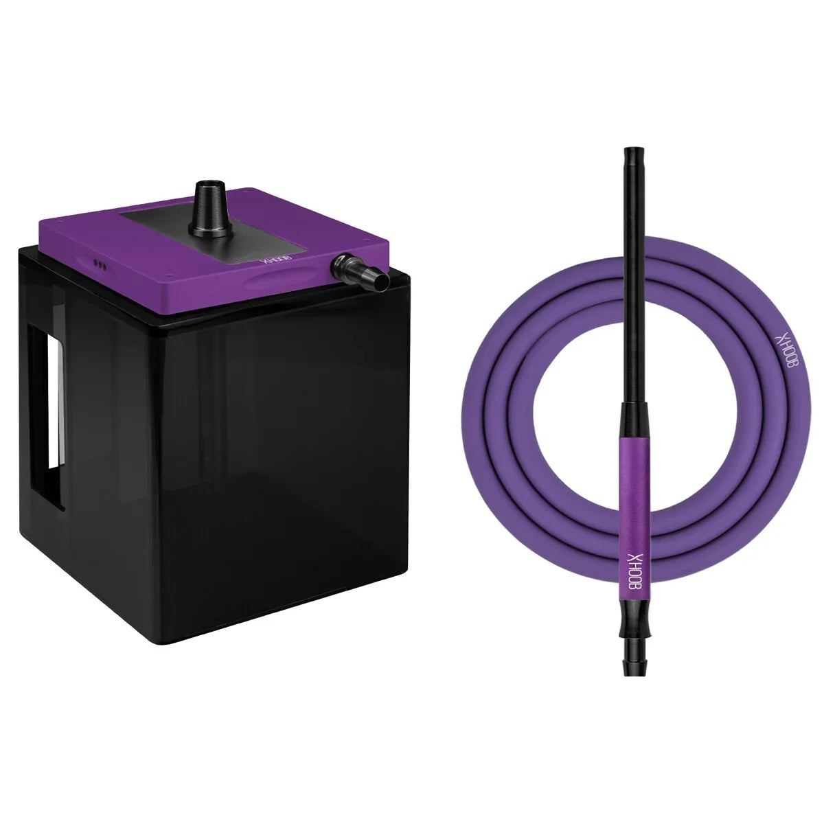 Hoob Atom Hookah - Royal Purple Black