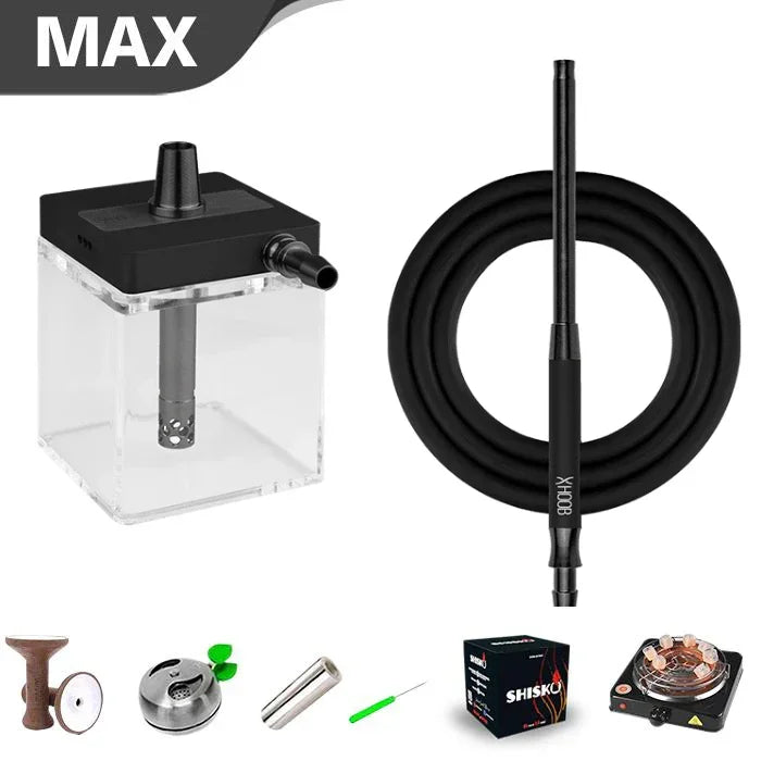 Hoob SubAtom Hookah C - Black Black