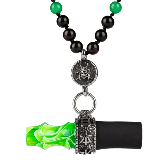 Japona Hookah Personal Mundstück - Samurai Perlen - Grün