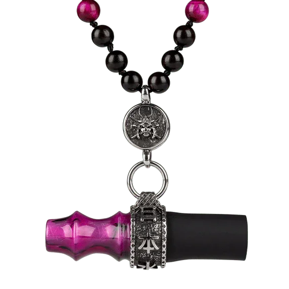 Japona Hookah Personal Mundstück - Samurai Perlen - Lila