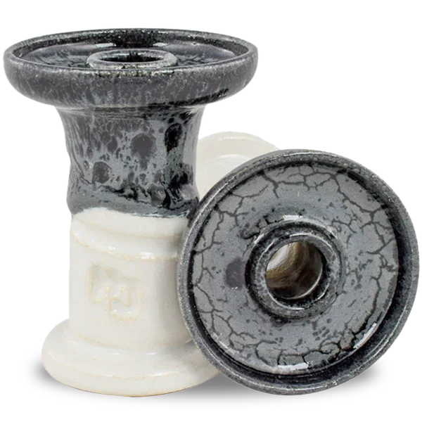 HJ 80 Feet 80 Bowl - Wet Ash over White