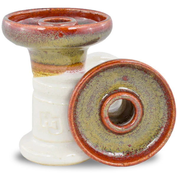HJ 80 Feet 80 Bowl - Red Eye over White