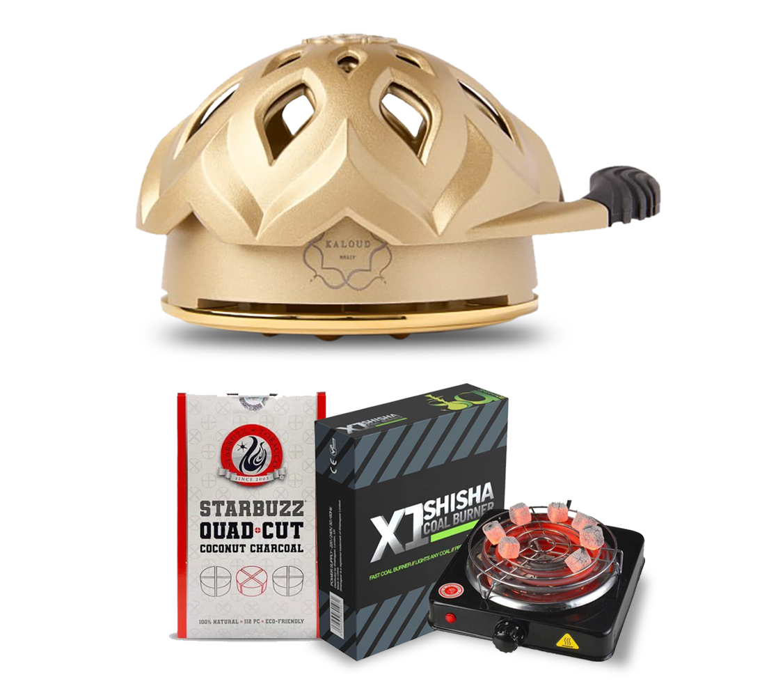 Kaloud 1+3 HMD + Quad Cut Coal + X1 Burner