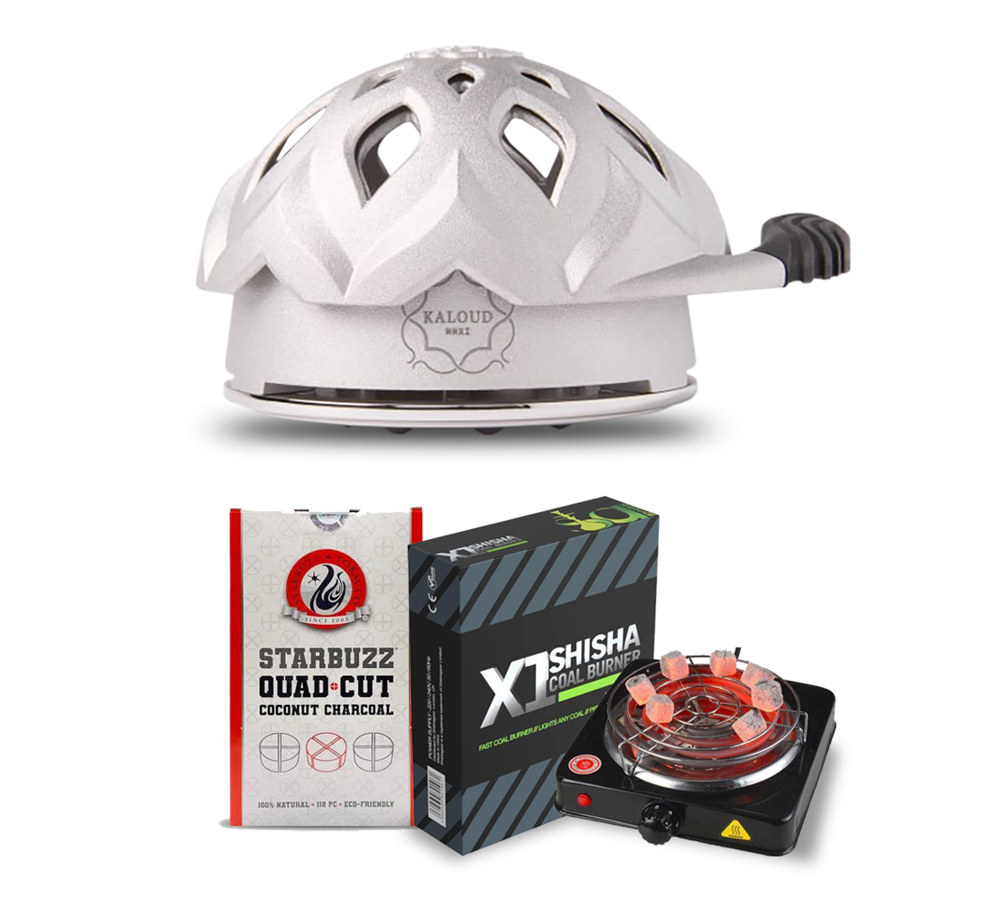 Kaloud 1+3 HMD + Quad Cut Kohle + X1 Brenner