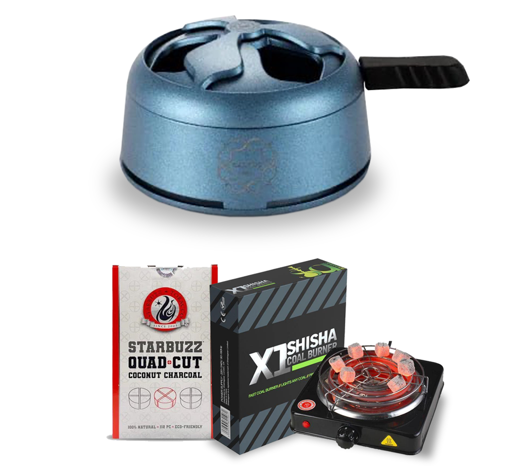 Kaloud 1+ HMD + Quad Cut Kohle + X1 Brenner