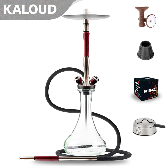 Union Hookah Fibonacci Hookah - Amaranth-Exotic Woods