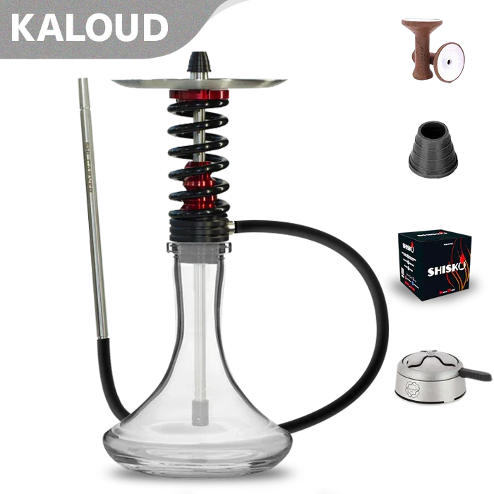 Shi Carver Static Easy Hookah - Black Cherry
