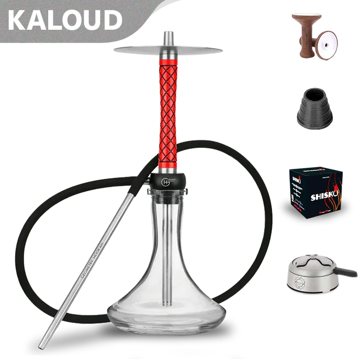 Geometry Hookah Little Bro - Rhombus Rot