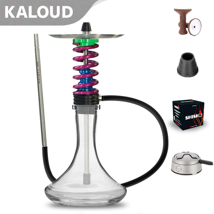 Shi Carver Static Easy Hookah - Chameleon