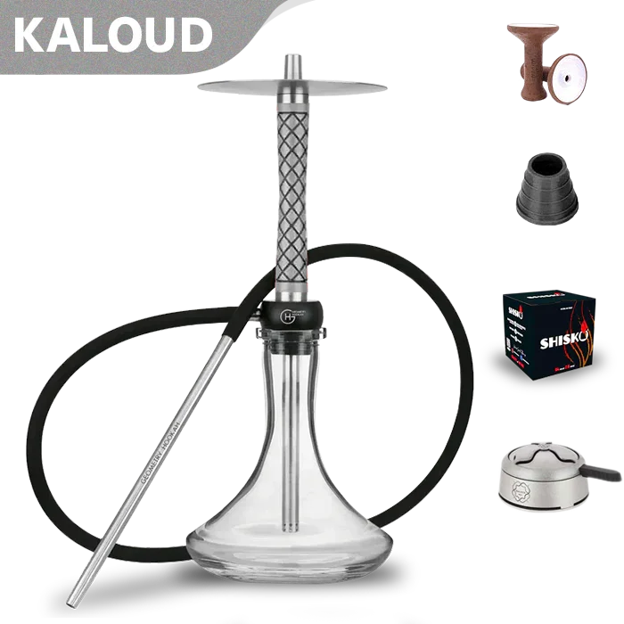 Geometry Hookah Little Bro - Rhombus Grau