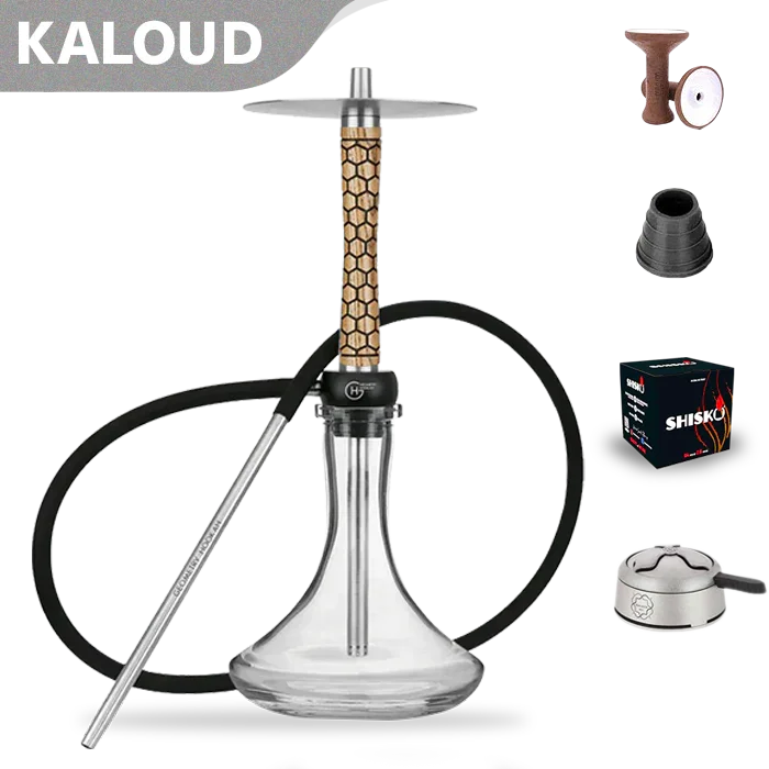 Geometry Hookah Little Bro - Honeycomb Natur