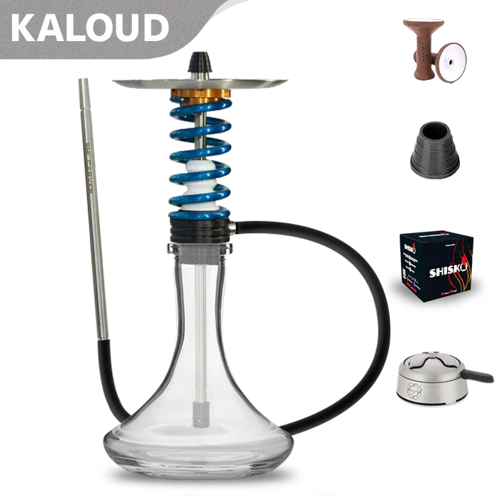 Shi Carver Static Easy Hookah - Milky Way
