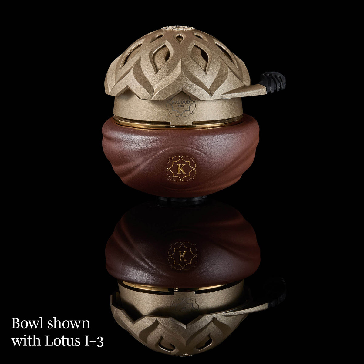Kaloud Samsaris Kore Qi Red Clay Hookah Bowl with Kaloud Lotus I+3