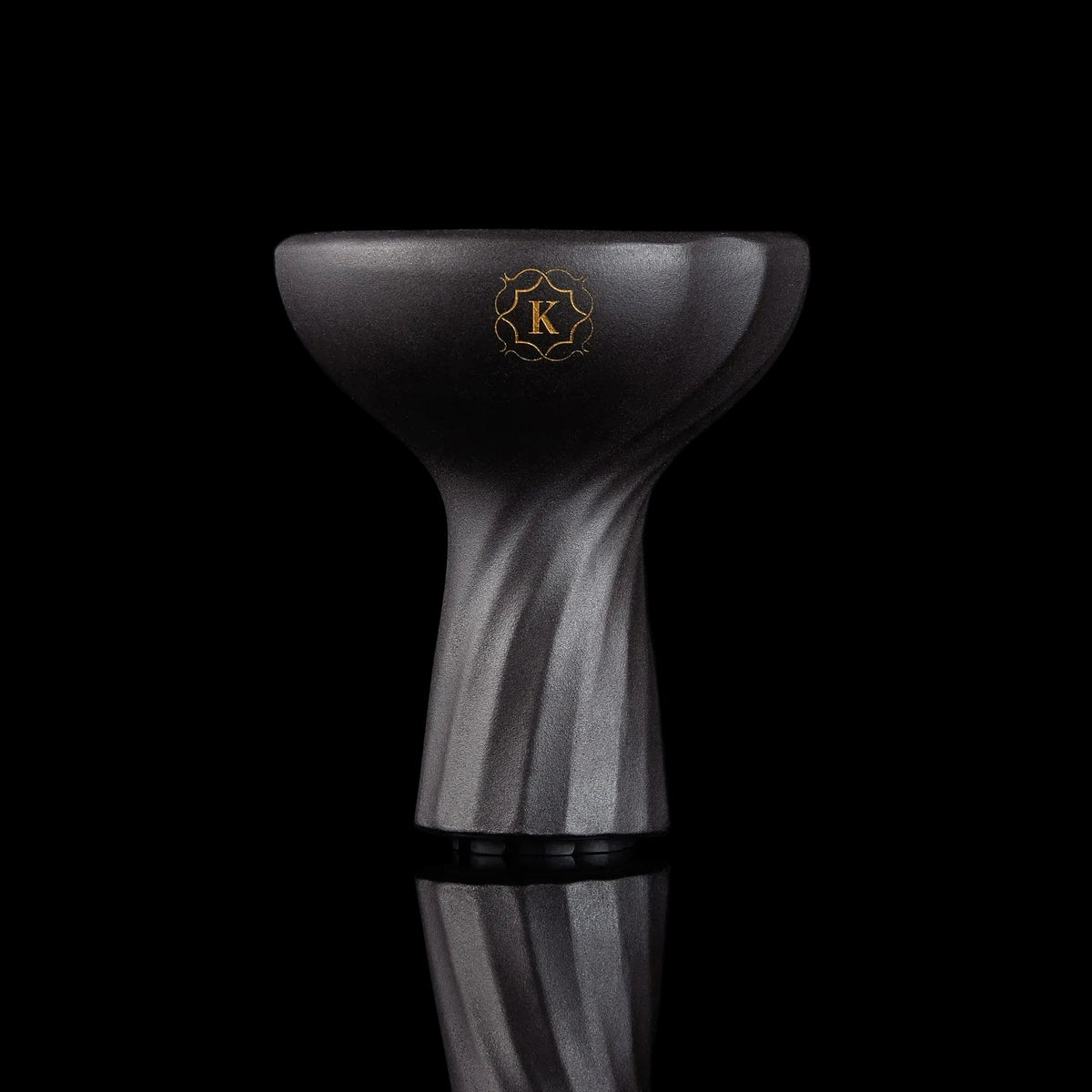 Kaloud Samsaris Kore Dao Black Clay Hookah Bowl - Tall 15g