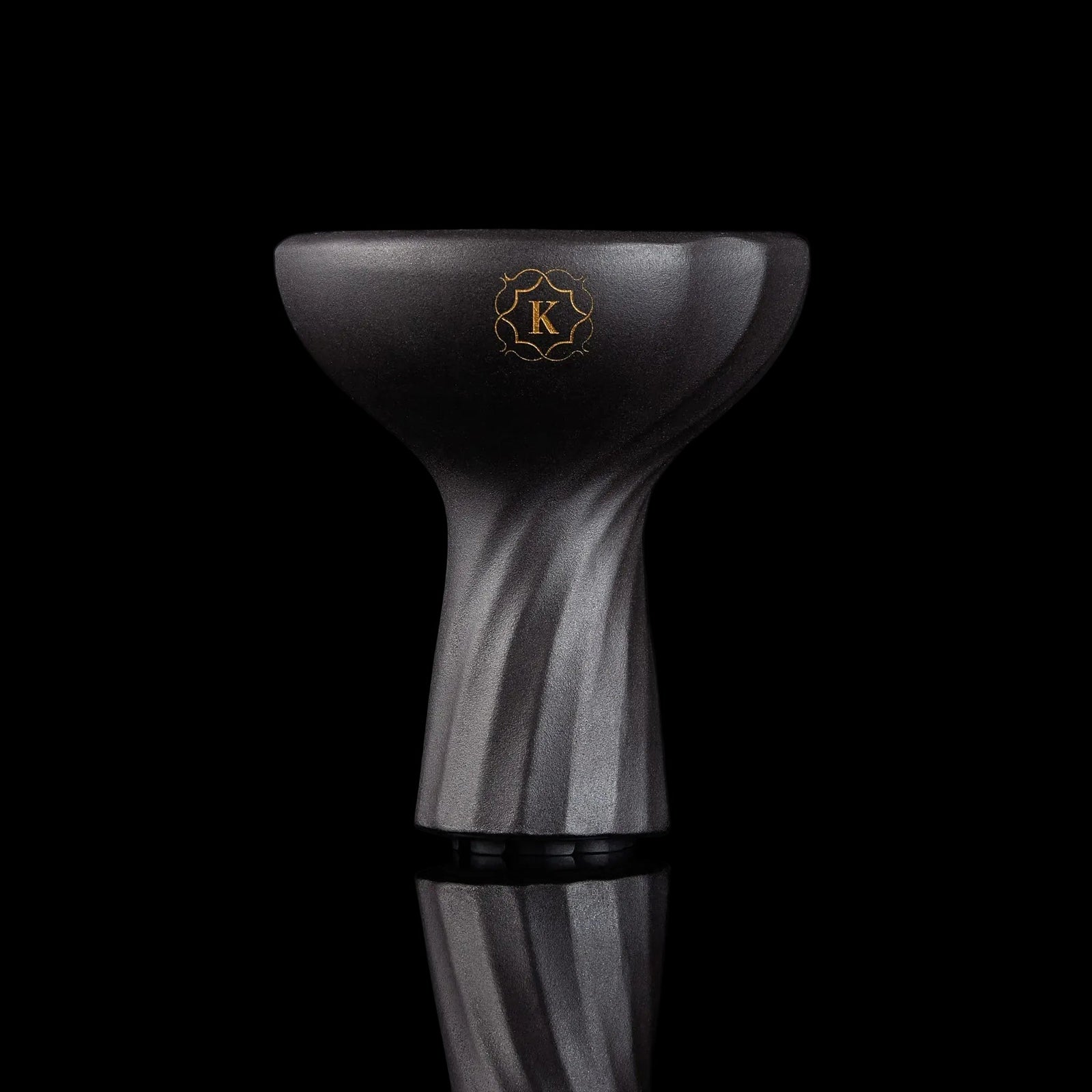 Kaloud Samsaris Kore Dao Black Clay Hookah Bowl - Tall 15g