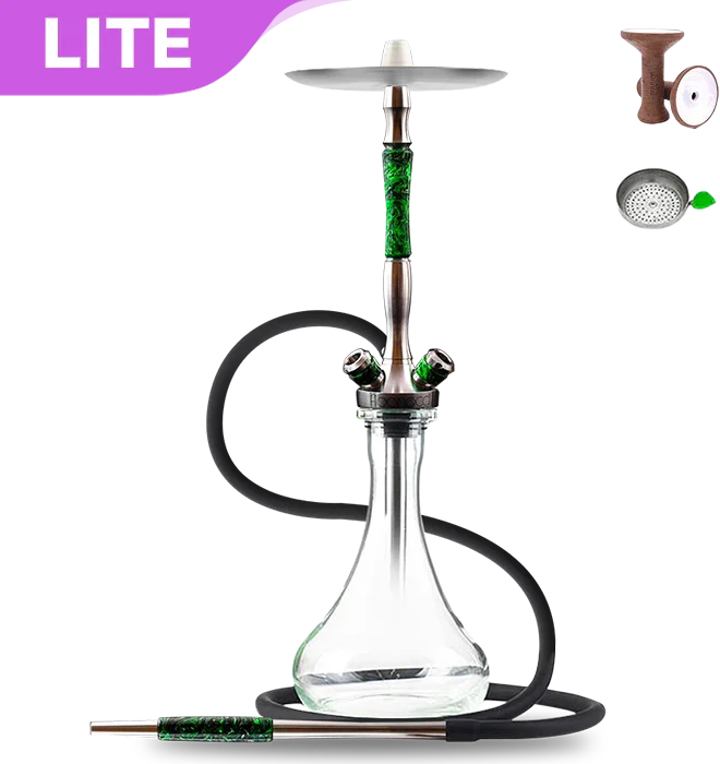 Union Hookah Fibonacci Hookah - Green Acrylic