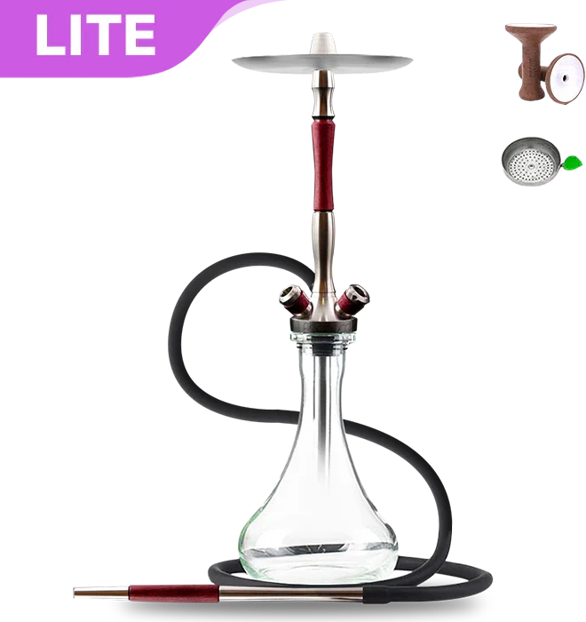 Union Hookah Fibonacci Hookah - Amaranth-Exotic Woods