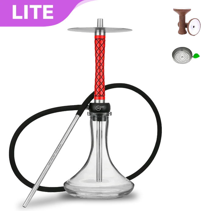 Geometry Hookah Little Bro - Rhombus Rot