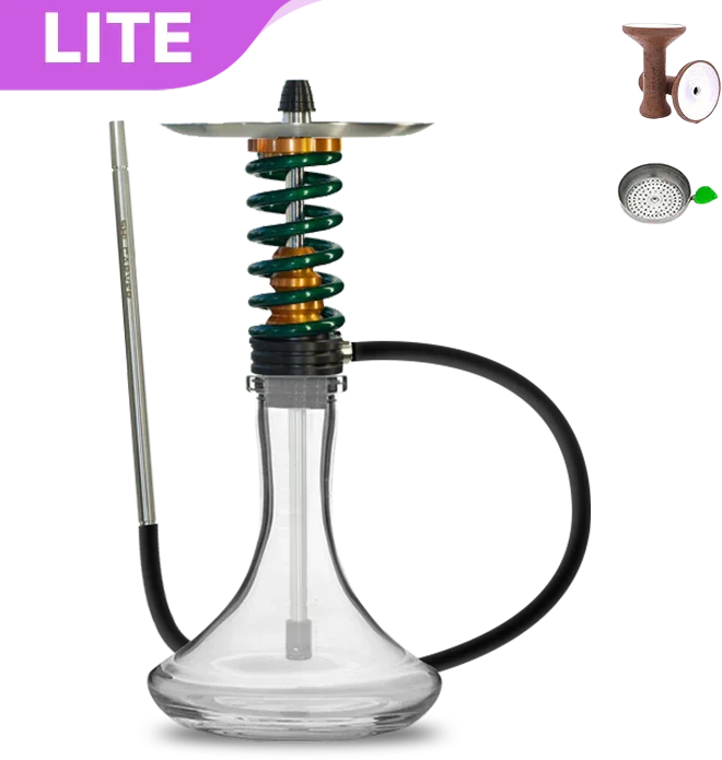 Shi Carver Static Easy Shisha - Gold Smaragd