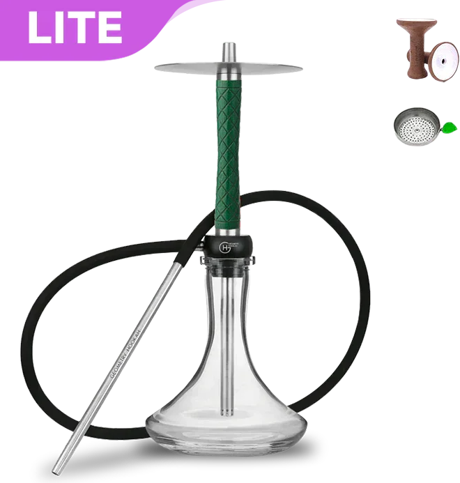 Geometry Hookah Little Bro - Rhombus Green