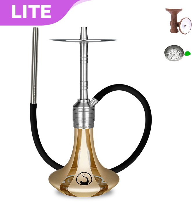Steamulation Mini Gen. II Shisha - Gold Matt Metallic