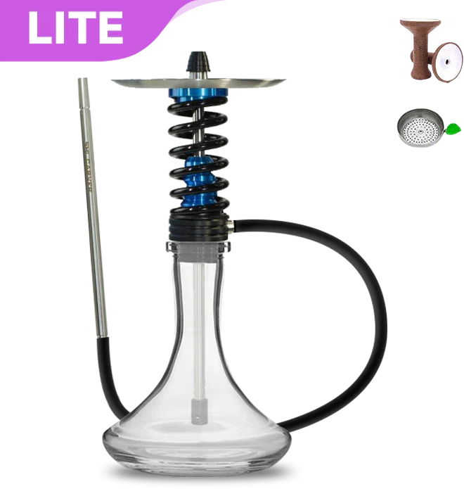 Shi Carver Static Easy Hookah - Lagoon