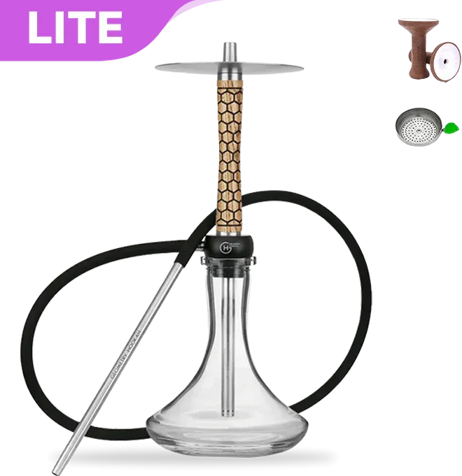 Geometry Hookah Little Bro - Honeycomb Natur