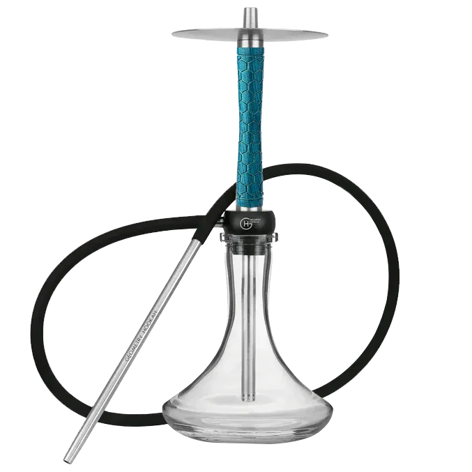 Geometry Hookah Little Bro - Honeycomb Aquamarin