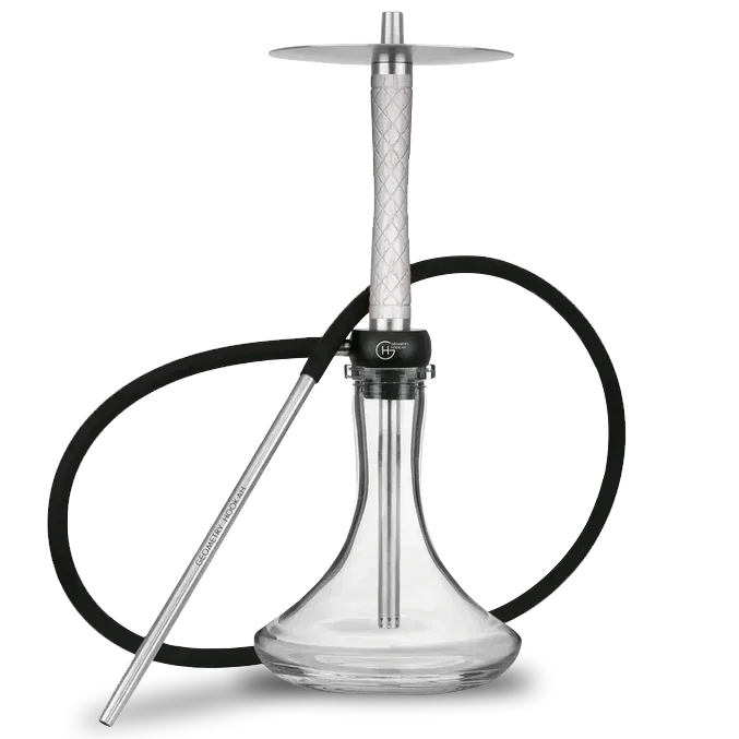 Geometry Hookah Little Bro - Rhombus White