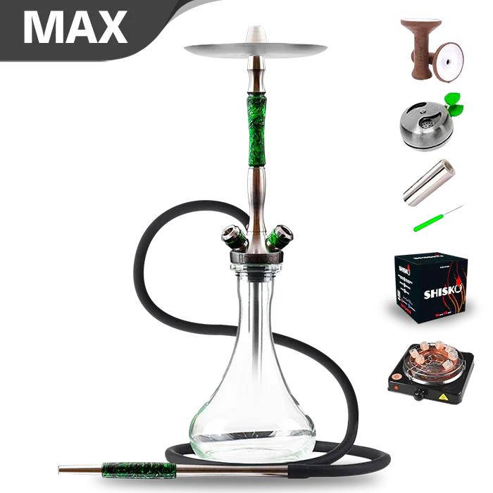 Union Hookah Fibonacci Shisha - Grün Acryl