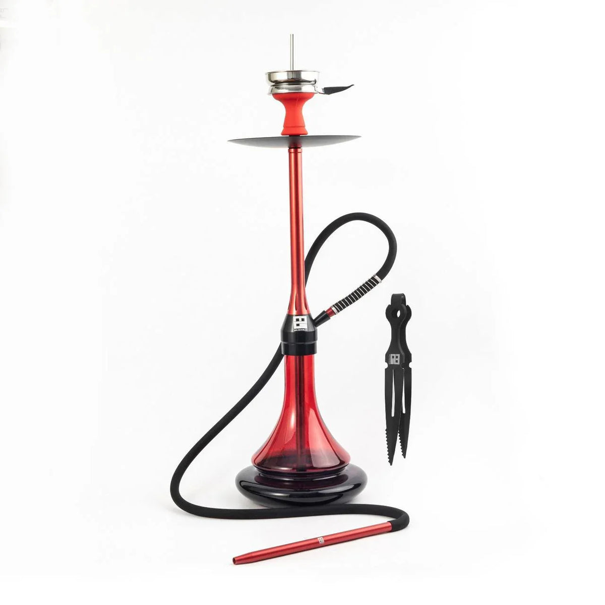 MG Hookah Chrome Edition - Rot