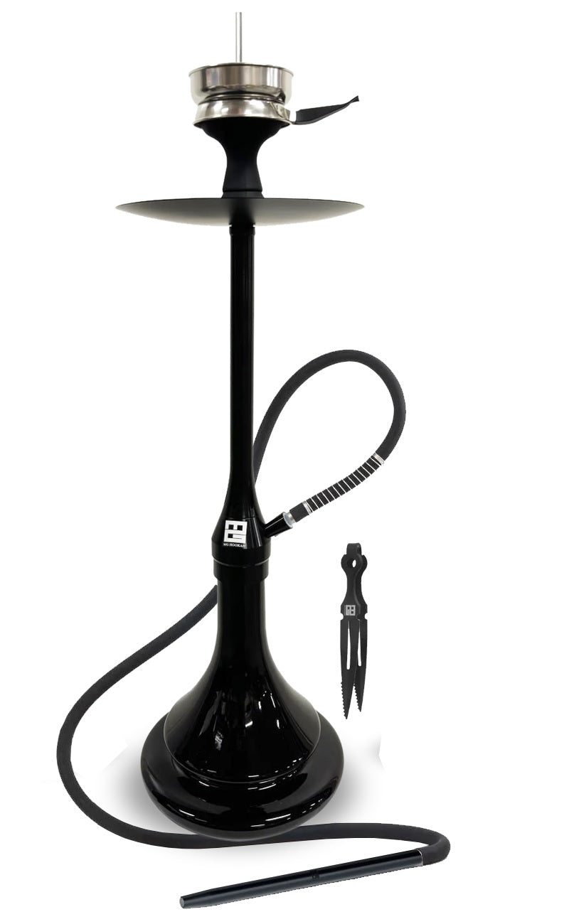 MG Hookah Chrome Edition - Schwarz