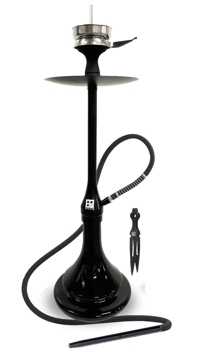MG Hookah Chrome Edition - Schwarz