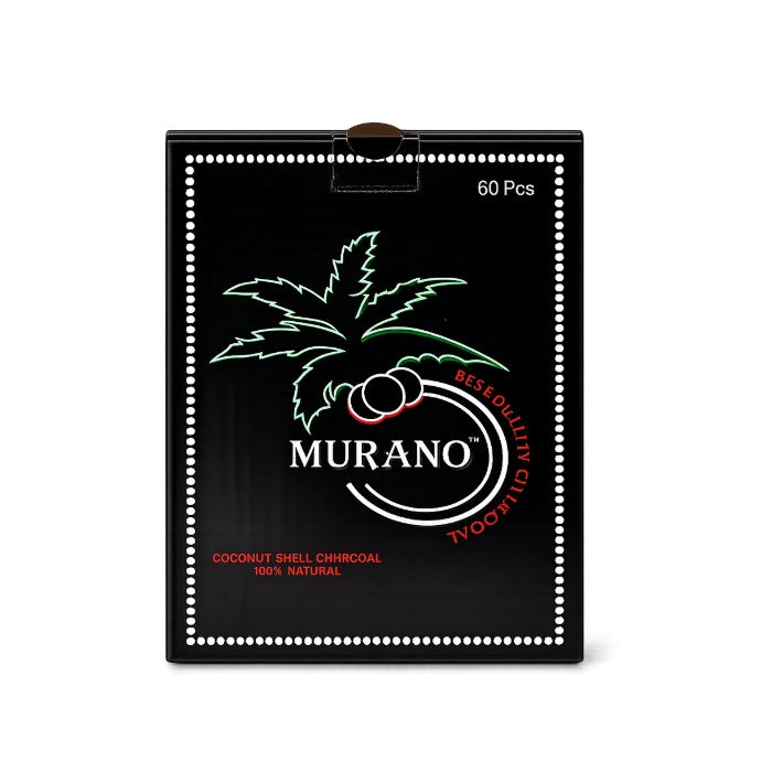 Murano Coconut Charcoal 60 Pieces