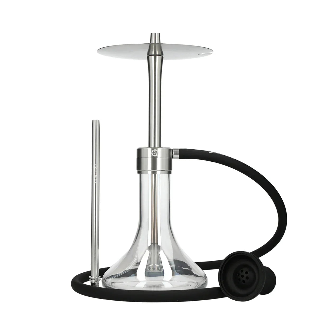 MS Magma Fury Hookah - Silver