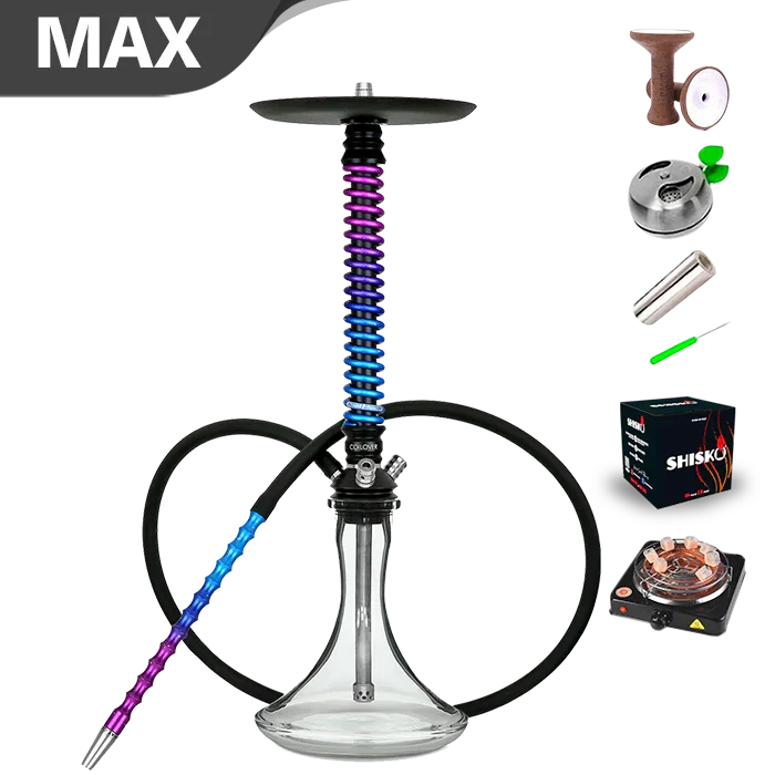 Mamay Customs Coilover Hookah - Black Space