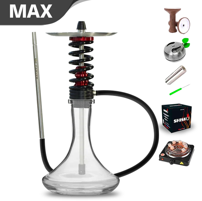 Shi Carver Static Easy Hookah - Black Cherry