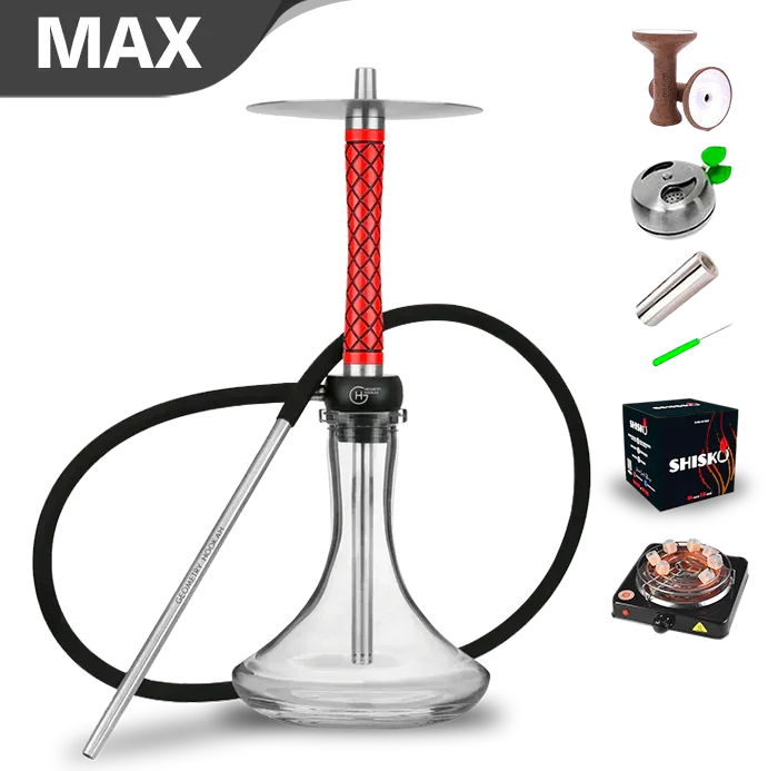 Geometry Hookah Little Bro - Rhombus Rot