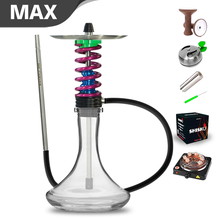 Shi Carver Static Easy Hookah - Chameleon