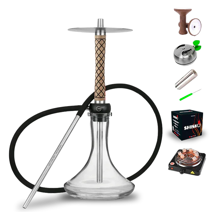 Geometry Hookah Little Bro - Rhombus Natural