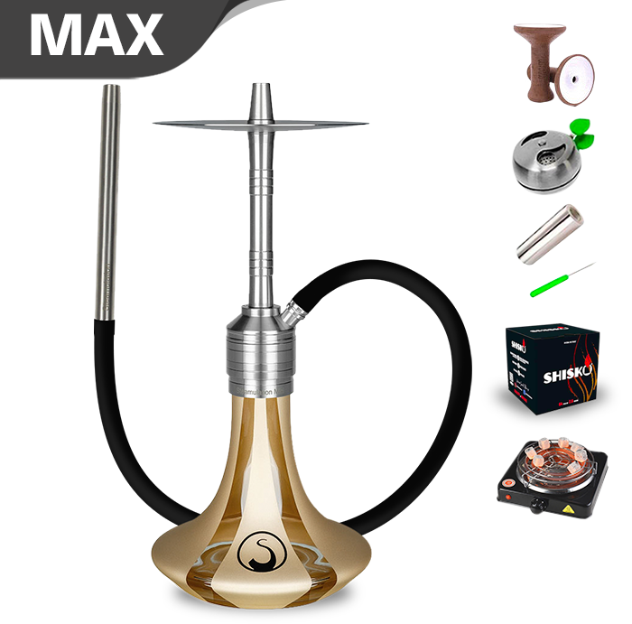 Steamulation Mini Gen. II Shisha - Gold Matt Metallic