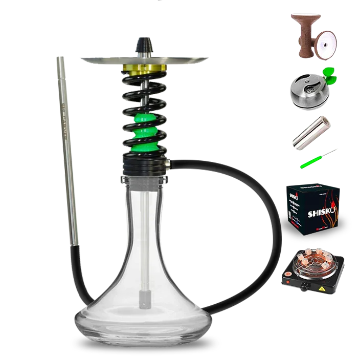 Shi Carver Static Easy Hookah - Midnight