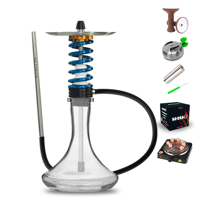Shi Carver Static Easy Hookah - Milky Way