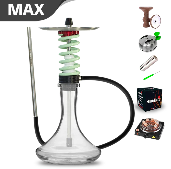 Shi Carver Static Easy Hookah - Pfefferminz