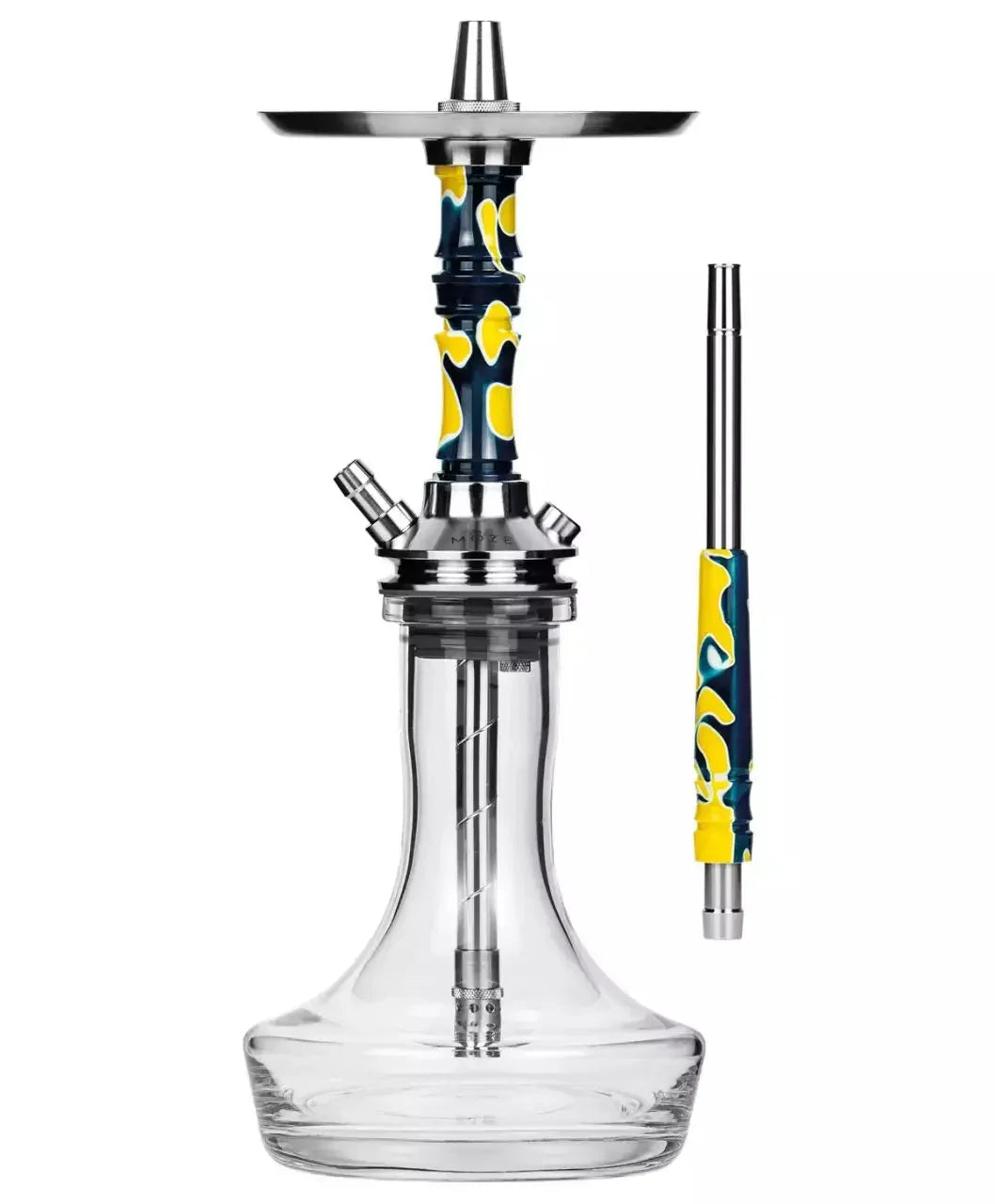 Moze Breeze Pro Candy Line Hookah - Blue/Yellow