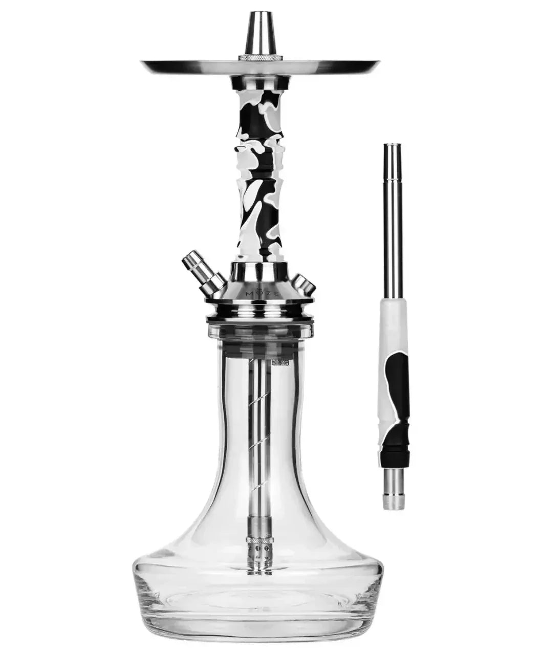 Moze Breeze Pro Candy Line Hookah - Grey/White