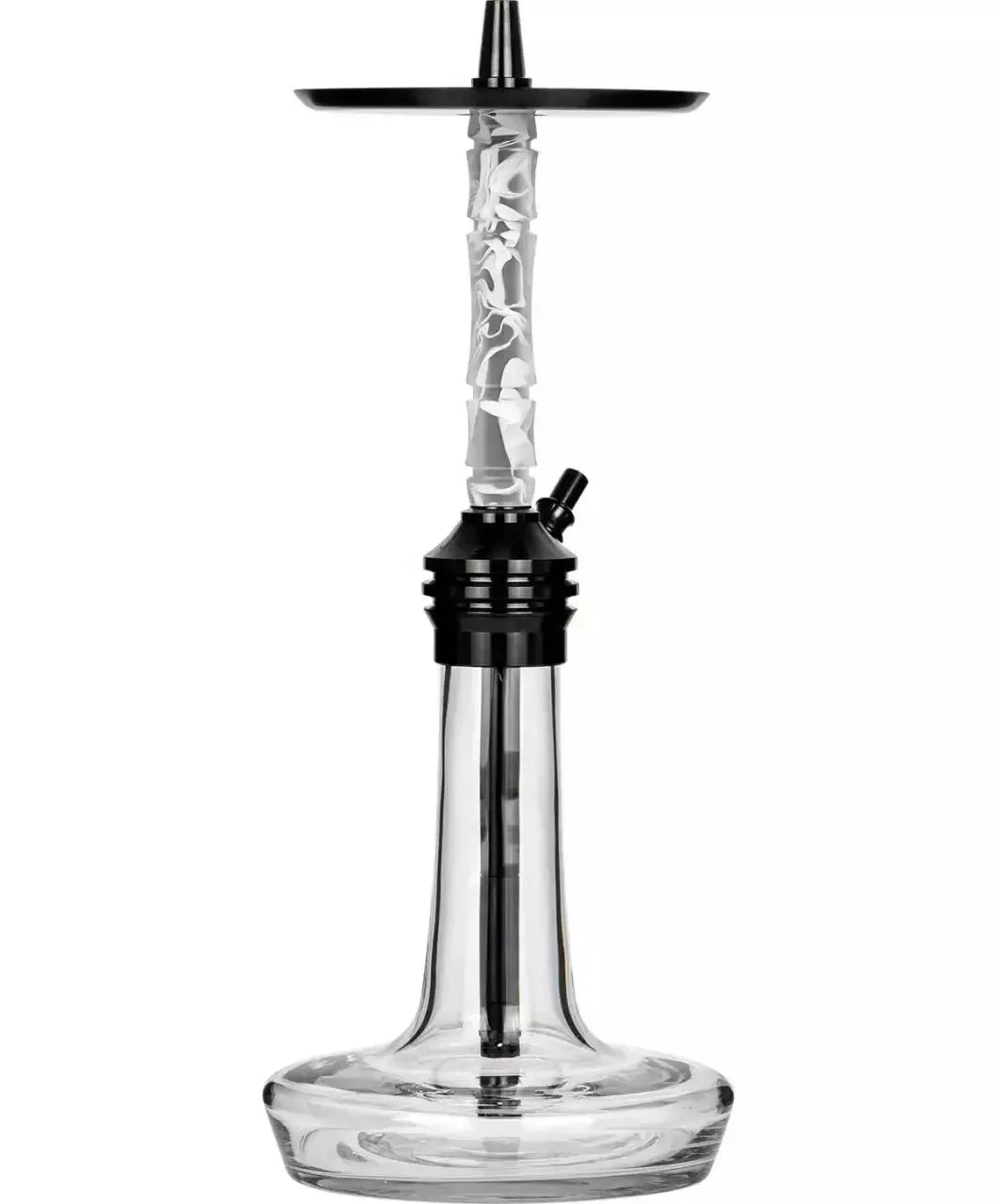 Moze Varity Lounge Black Clear Shisha - Wavy Frosted