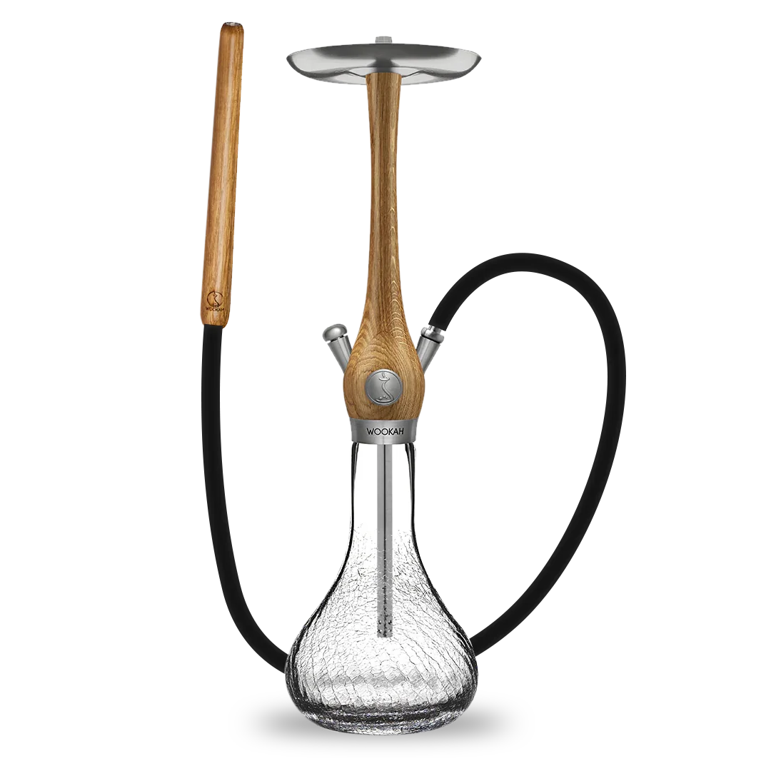 Wookah Oak Smooth Gossamer Hookah