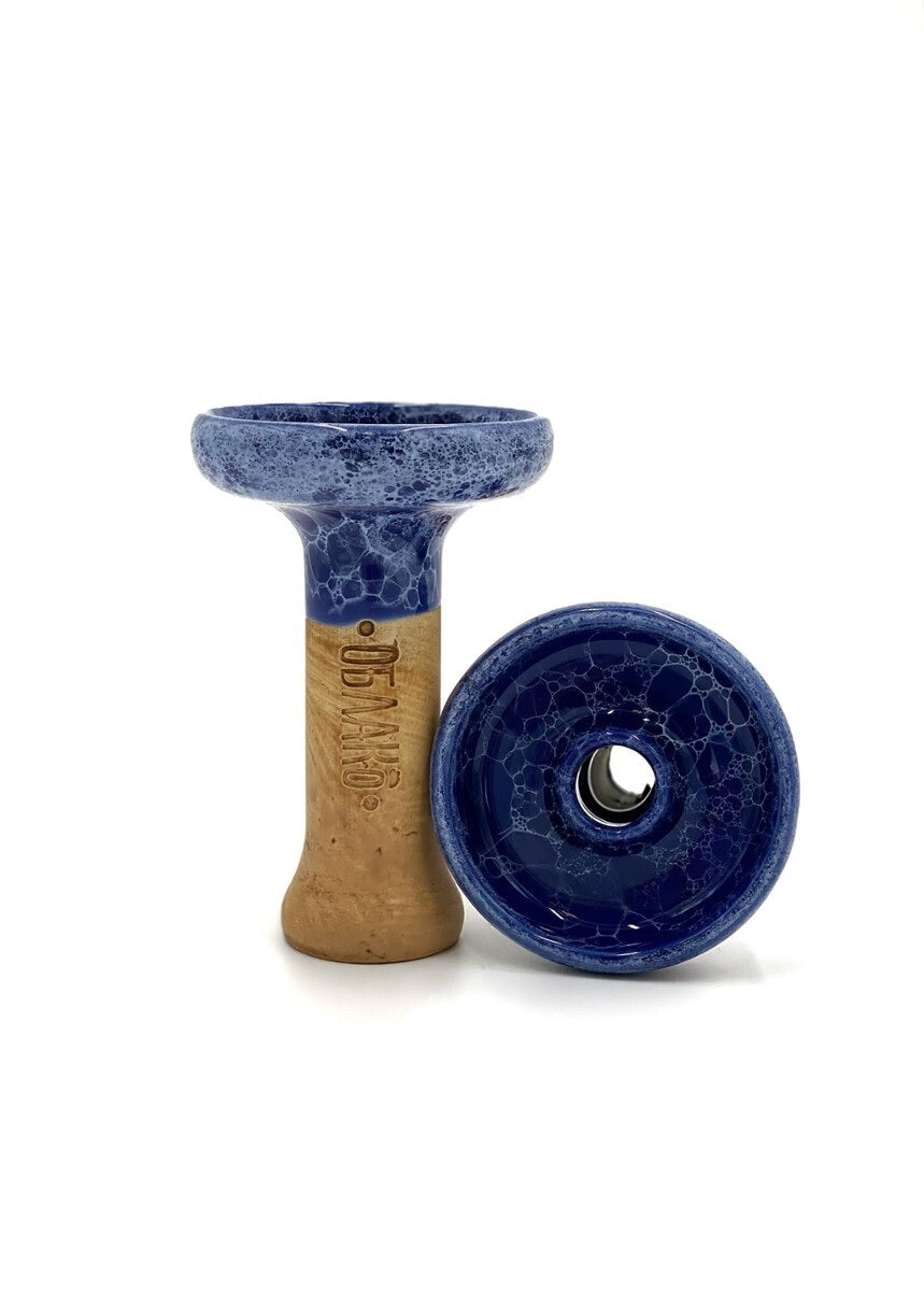 Oblako Phunnel L Glaze Bowl - Blue Marble