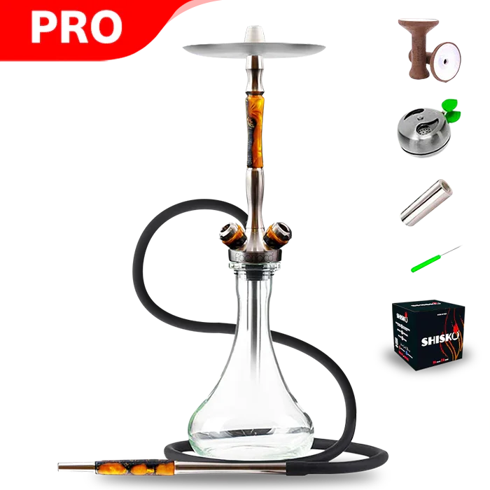 Union Hookah Fibonacci Shisha - Hybrid-Schwarz-Gold